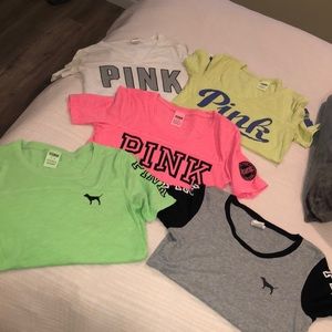 VS PINK T SHIRTS